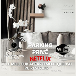 Le cocon Blånc Metz - T2 - Parking privé - Balcon - Nouvelle Ville, Gare